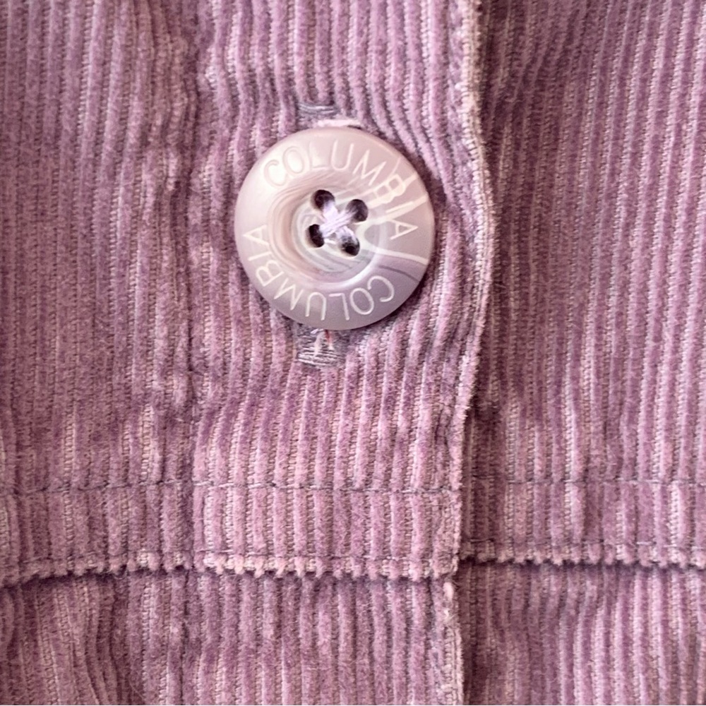 Columbia Lavender Corduroy Jacket / Shacket - Picture 5 of 10